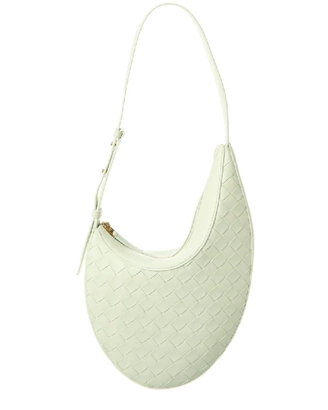 Bottega Veneta Drop Small Intrecciato Leather Hobo Bag