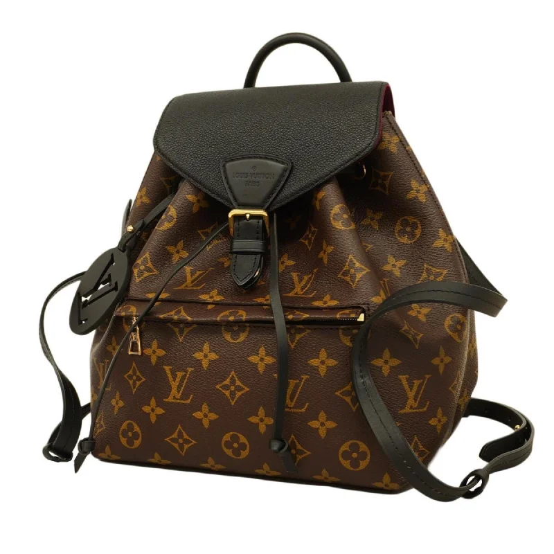 Louis Vuitton Montsouris  Canvas Backpack Bag (Pre-Owned)