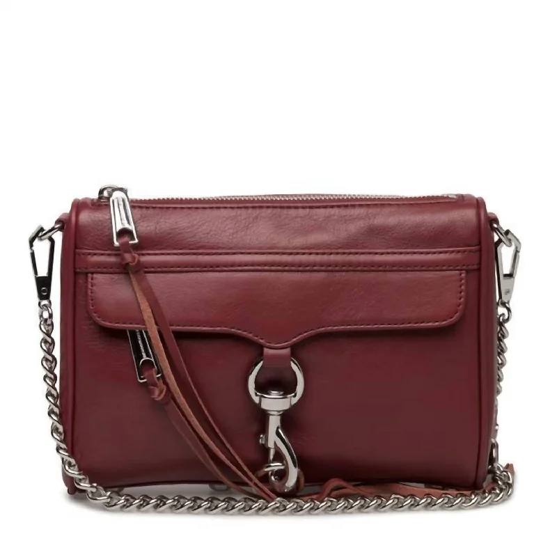 Mini Mac Shoulder Bag In Tawny Port