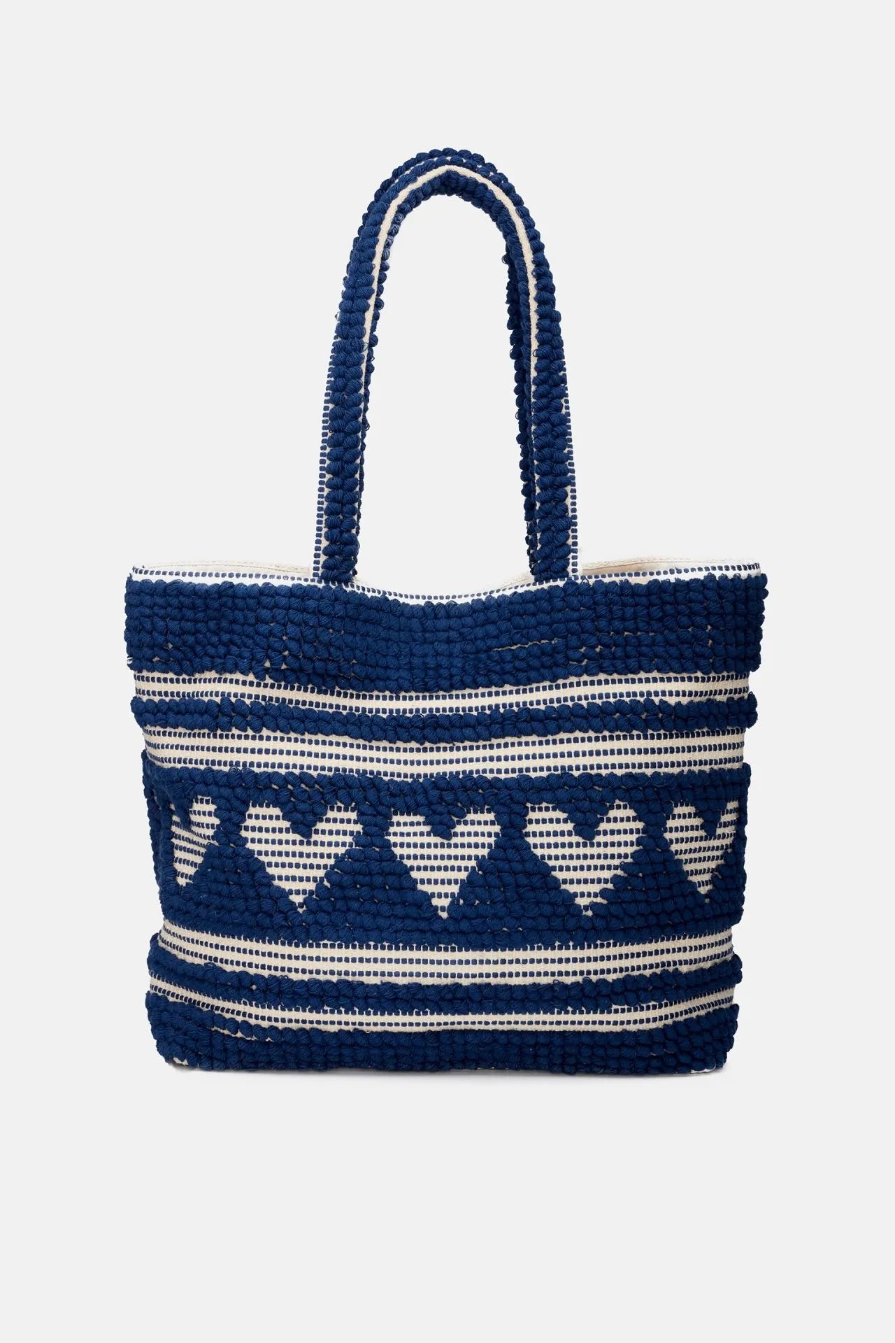 Blue Towel Tote Bag