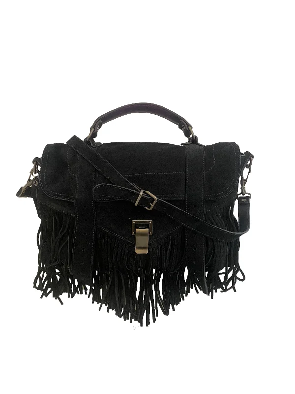 Fringed Suede Crossbody