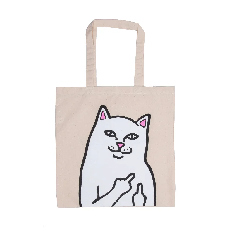 OG Lord Nermal Tote Bag (Natural Canvas)