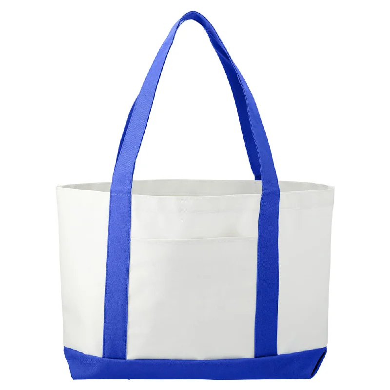 Large Canvas Boat Tote Bag