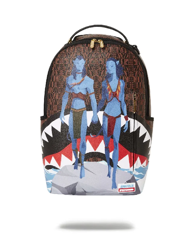 Sprayground Backpack AVATAR OCEAN SHARK  BACKPACK  Brown