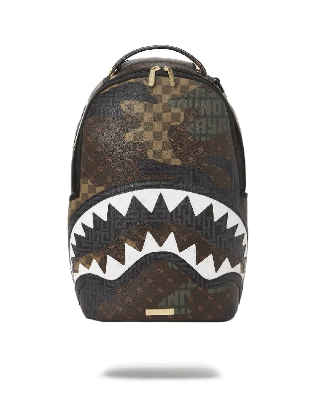 Sprayground Backpack CAMO BRANDED DLX BACKPACK   Brown