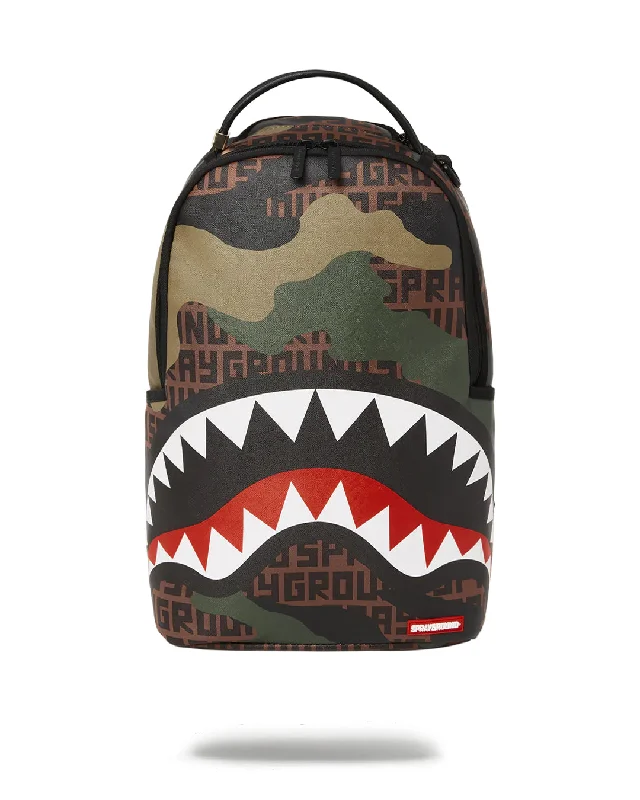 Sprayground Backpack CAMOINFINITI DLX BACKPACK Brown