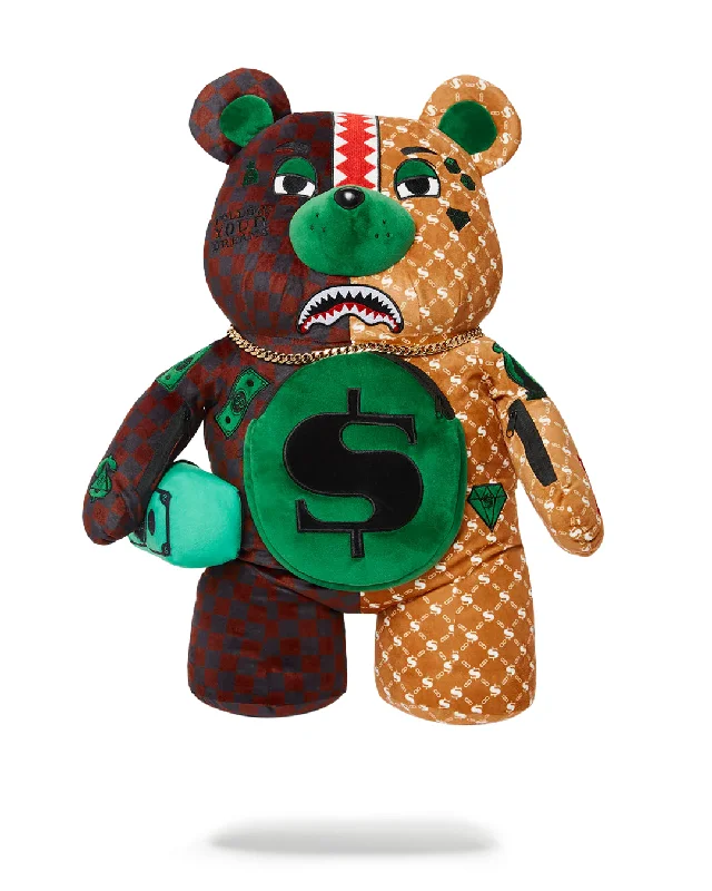 Sprayground Backpack DOLLAR TEDDY Green