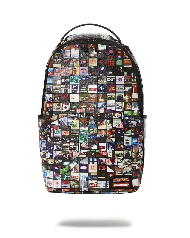 Sprayground Backpack EXIT SIGN BACKPACK   Black