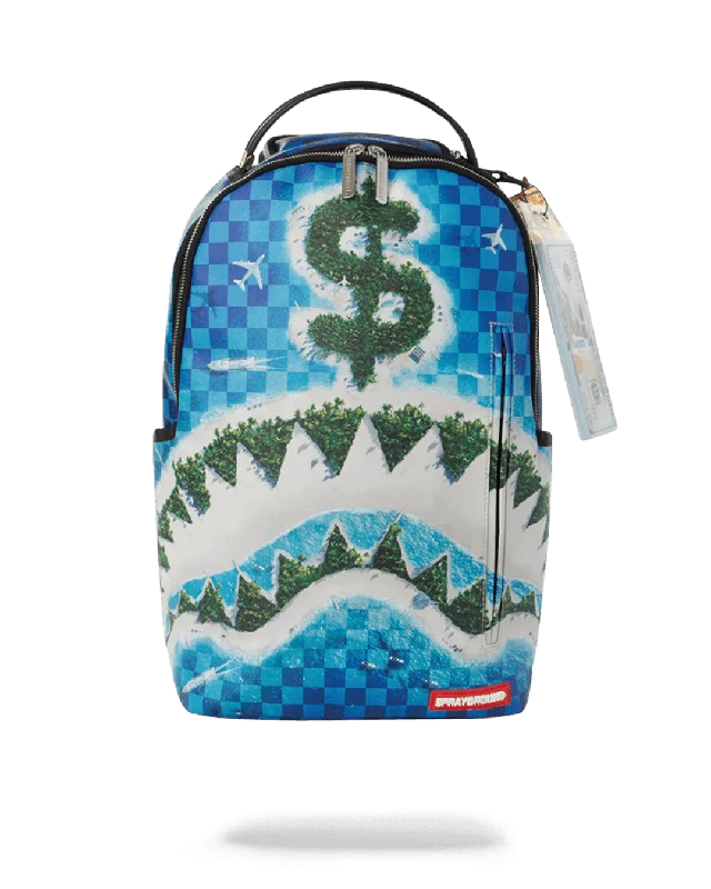 Sprayground Backpack REPUBLIC OF SHARK ISLAND BACKPACK Blue