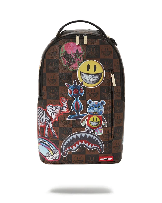 Sprayground Backpack RON ENGLISH GLOBALMOGUL BACKPACK   Brown