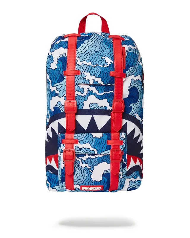 Sprayground Backpack SHARK WAVE HILLS Blue