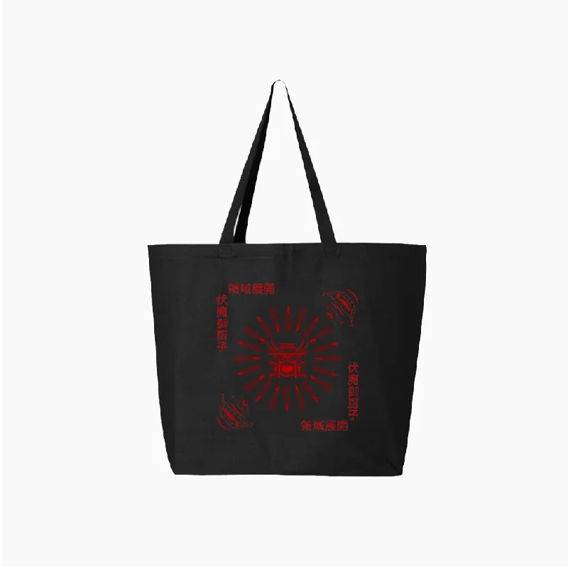 King of Curses Black Tote Bag