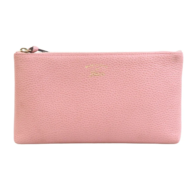 Gucci Swing  Leather Clutch Bag (Pre-Owned)