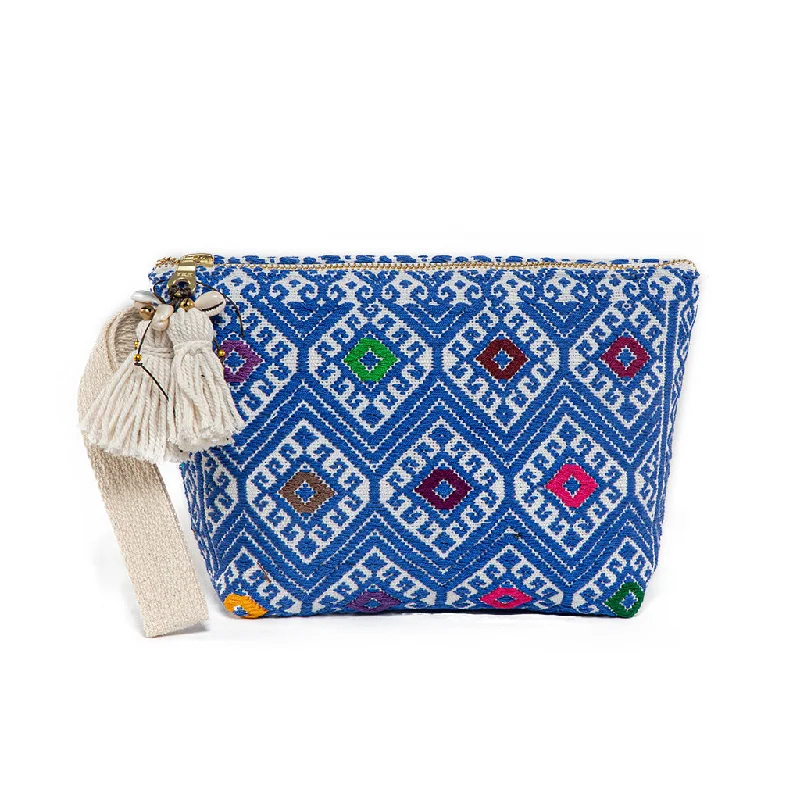 Yoyo Pouch Tassel Indigo