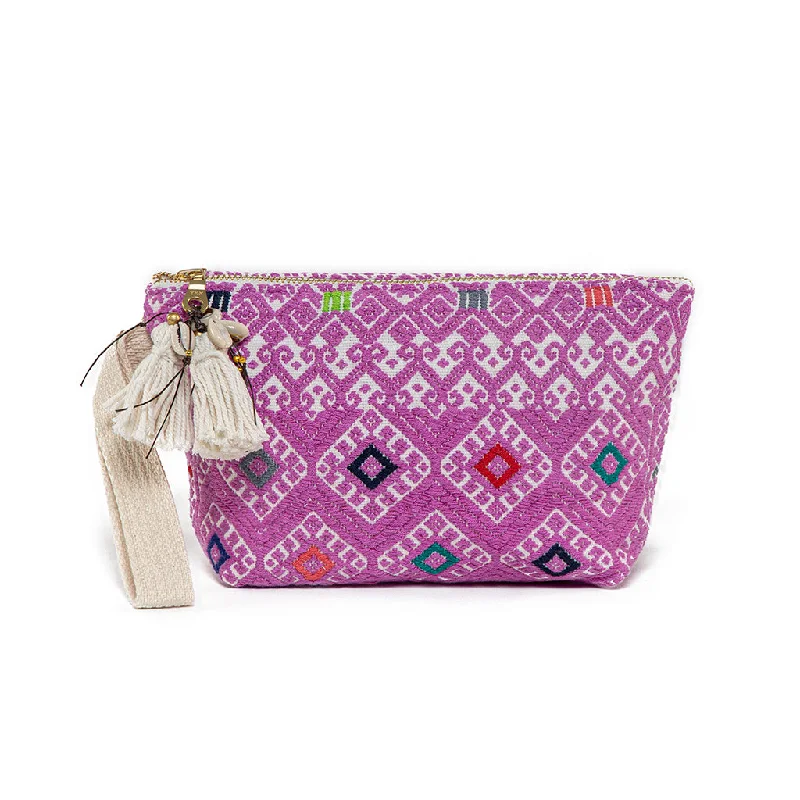 Yoyo Pouch Tassel Purple