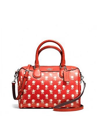 Coach Mini Bennett Satchel In Badlands Floral Print