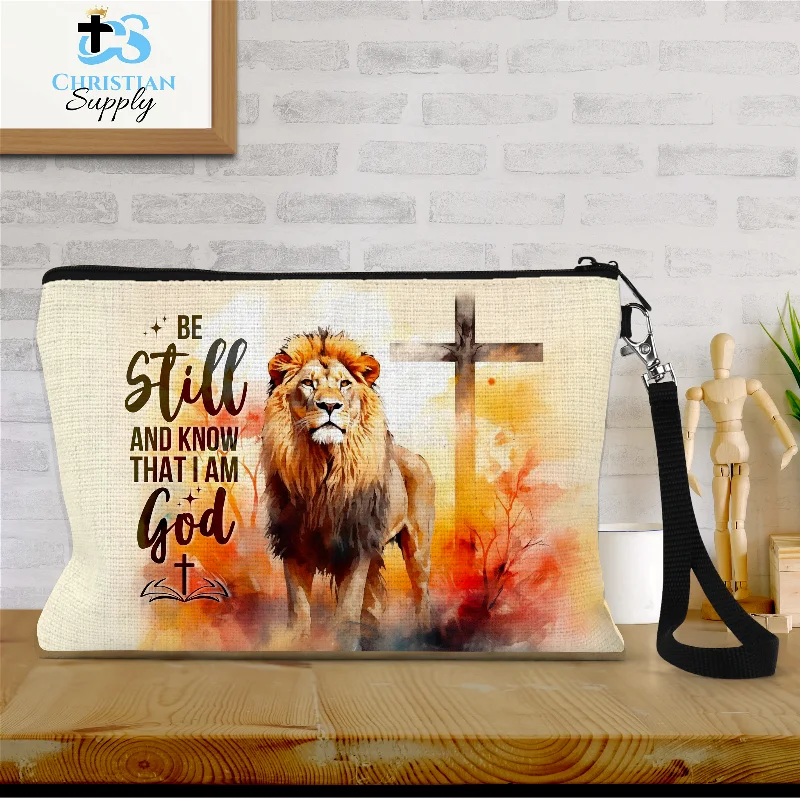 Be Still Lion Wristlet