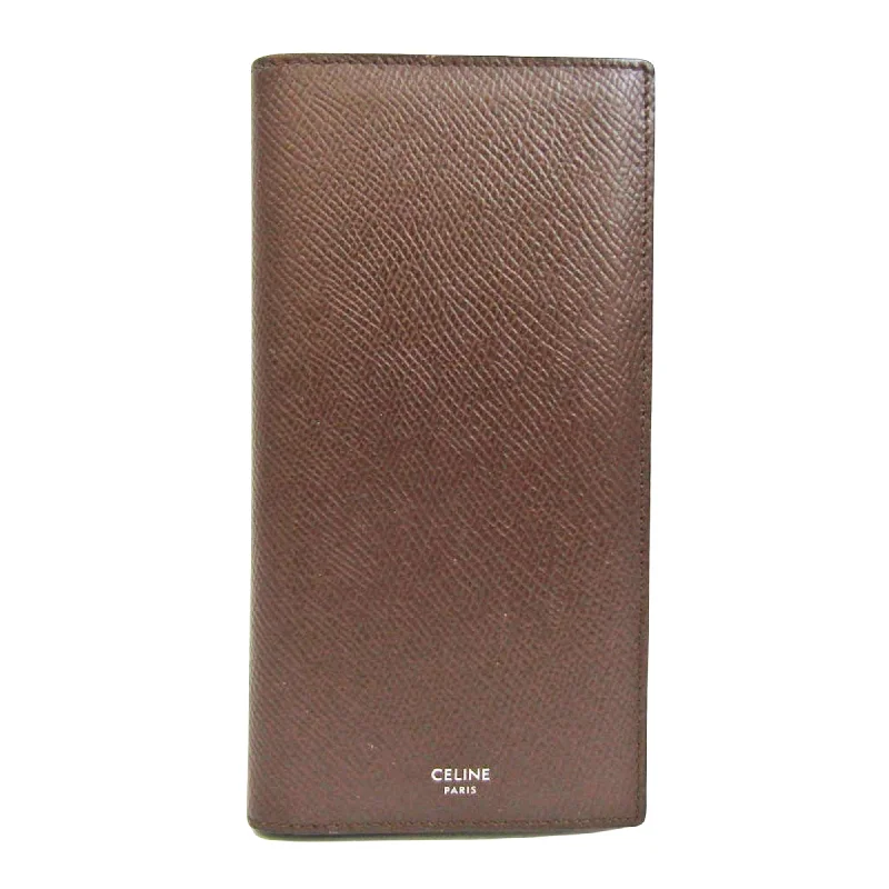 Céline Vertical Wallet  Leather Wallet  (Pre-Owned)