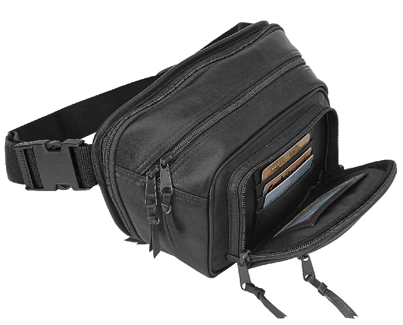 Concealed Carry Unisex Expanded Fanny Pack by Roma Leathers