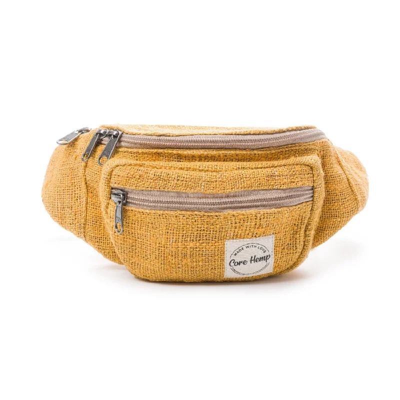 Core Hemp Fanny Pack - Turmeric Yellow