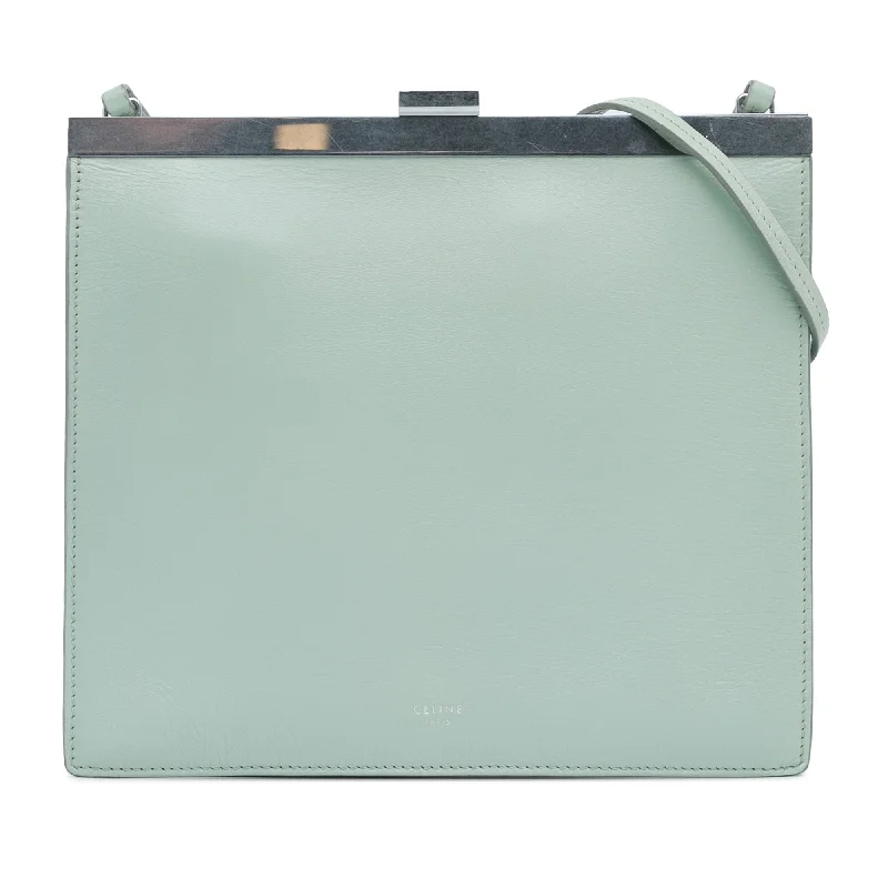 Green Celine Mini Clasp Bag