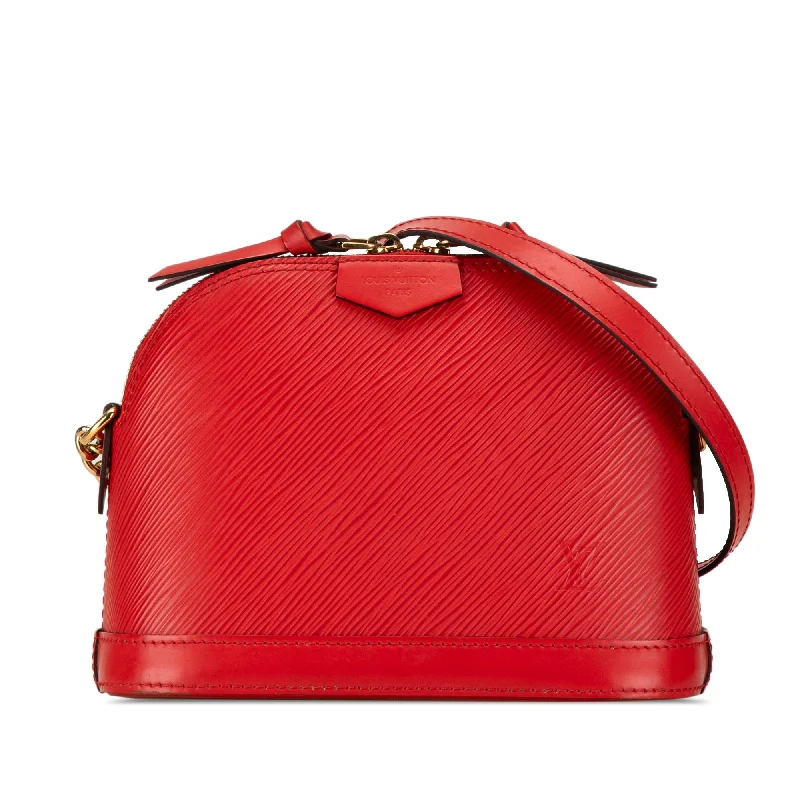 Red Louis Vuitton Epi Mini Alma Crossbody Bag