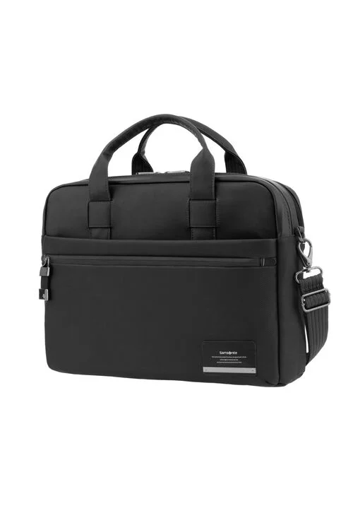 Samsonite VESTOR Bailhandle Laptop Briefcase Bag Medium - Black