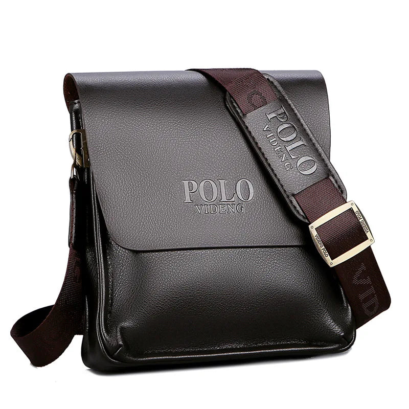 Classic Black Polo-Inspired Shoulder Bag – Timeless Style Statement