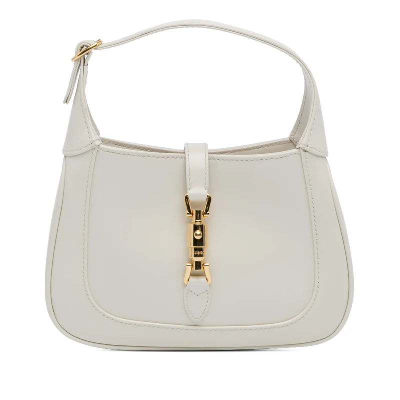 White Gucci Mini Jackie 1961 Crossbody Bag