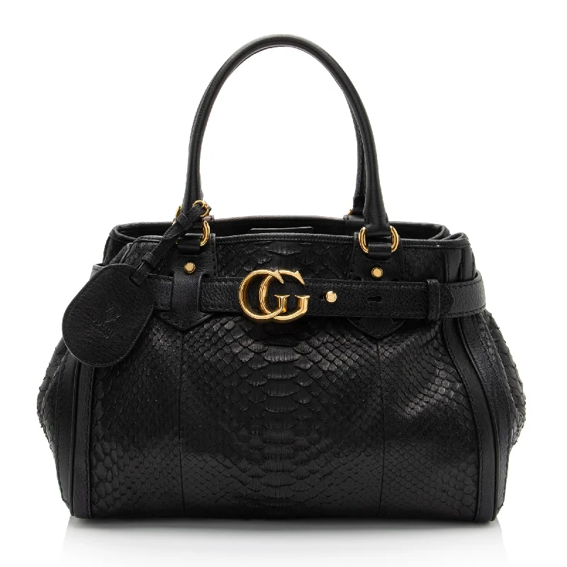 Gucci Python GG Running Medium Satchel (SHF-6xup9n)