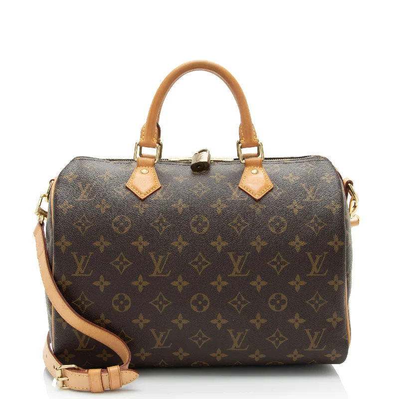 Louis Vuitton Monogram Canvas Speedy Bandouliere 30 Satchel (SHF-PUiOeA)