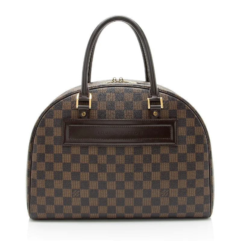 Louis Vuitton Vintage Damier Ebene Nolita MM Satchel (SHF-rUapKA)